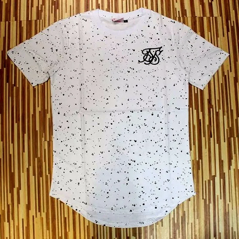 2018 модная летняя футболка с чернилами хлопковые футболки Swag для скейтборда