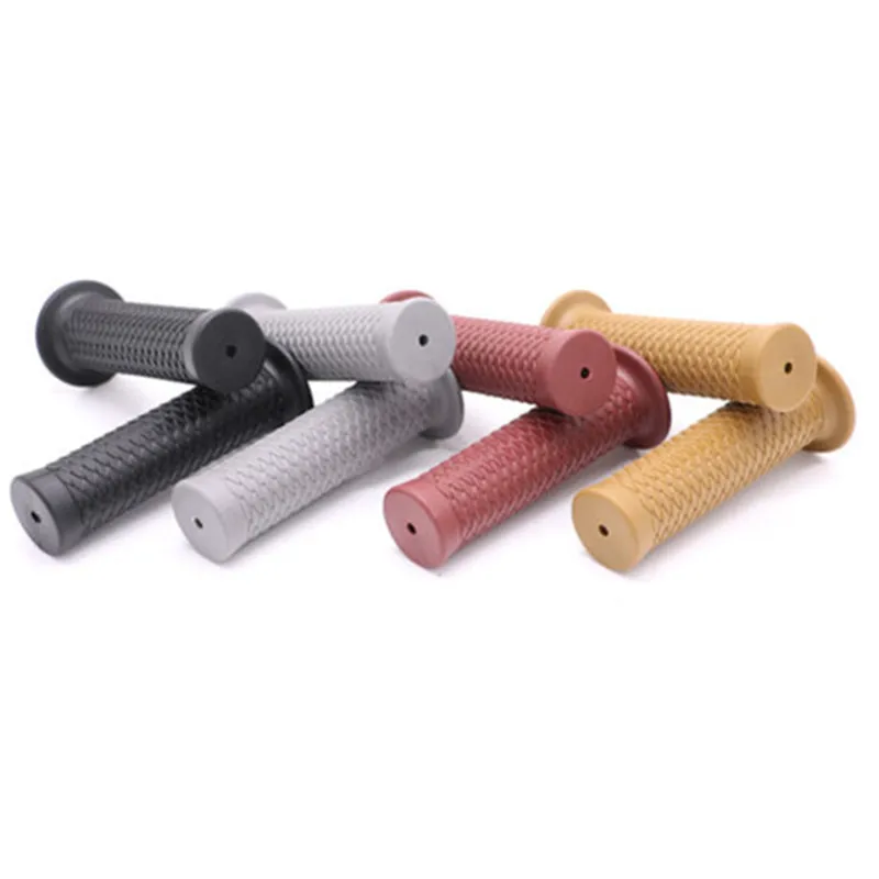 

2x Retro Hand Grip Motorcycle Grips 7/8" 22mm Handlebar Hand Grip Universal Street bike Dirt bike Dual Sport bike Custom