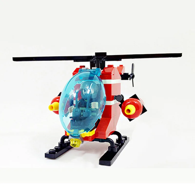 2019 Compatible 91pcs DIY Helicopters Assemble Building Blocks Bricks Children Educational Brinquedos Kids Toys | Игрушки и хобби
