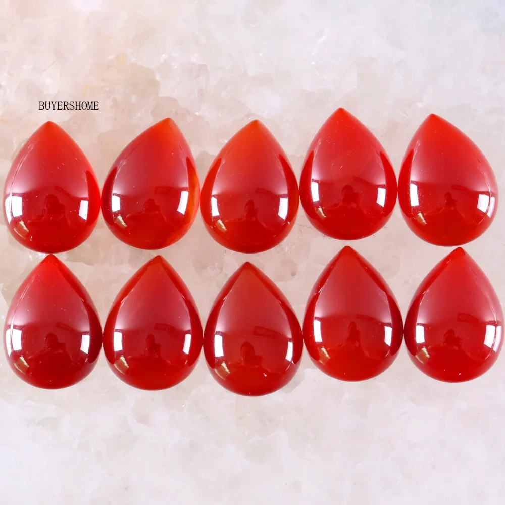 

10 шт., кабошон из натурального камня, 18 х13 мм