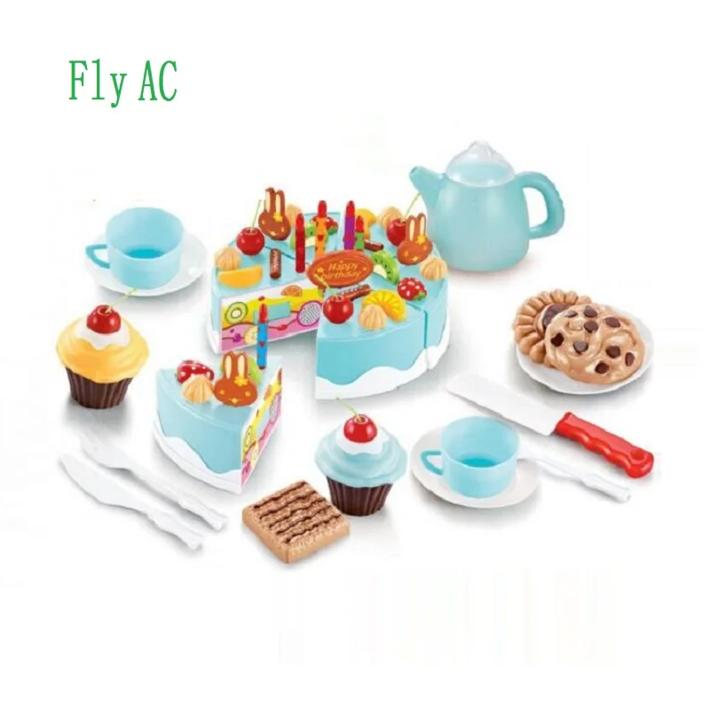 Fly AC 54 шт DIY фруктовый торт ко дню рождения набор мороженого ролевые игры еда