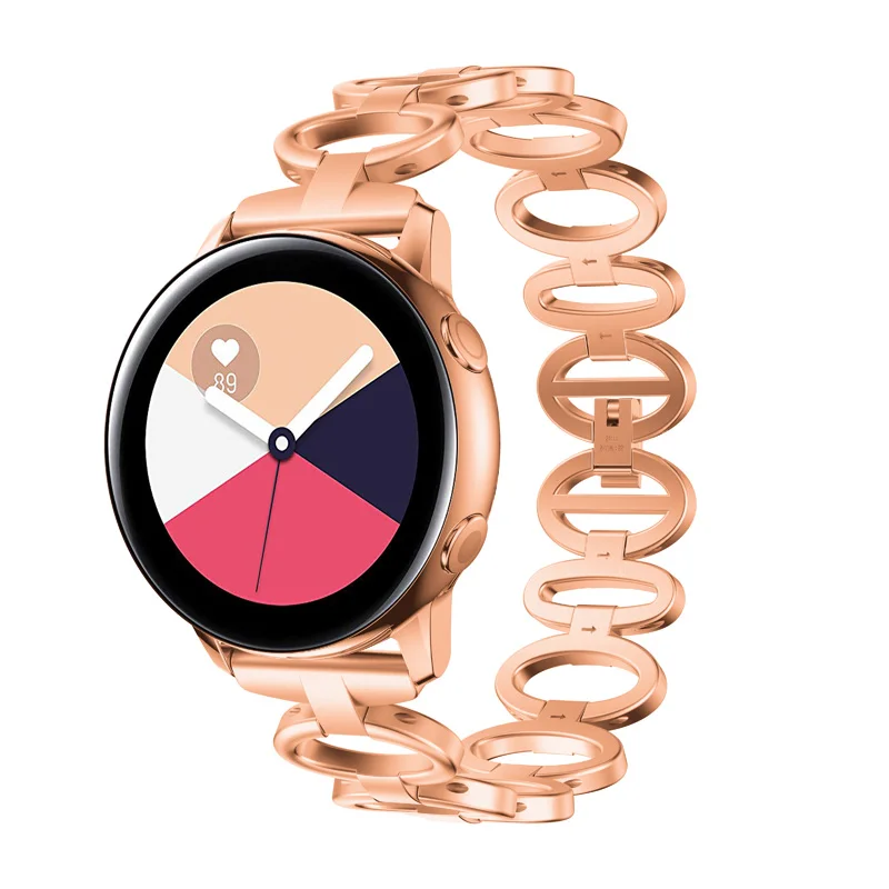 20 мм сменный ремешок из нержавеющей стали для samsung Galaxy Watch Active @ JH | Электроника