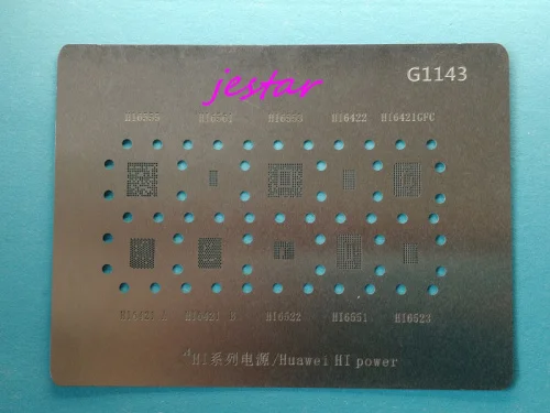 Трафарет BGA с прямым нагревом для huawei HI6421GFC Hi6422 Hi6522 Hi6523 Hi6551 Hi6553 Hi6555 Hi6561, 1 шт.