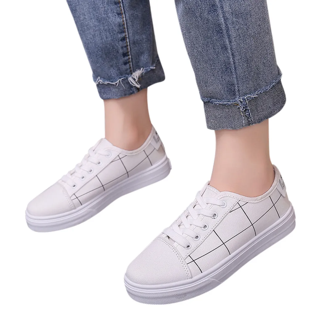 Новинка Повседневная Уличная обувь на плоской подошве женская высокого качества