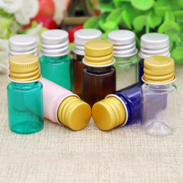 

10/50/100pcs пустая косметика парфюмерия диспенсер 5 мл мини мелких животных суб розлива пробный косметической многоразового контейнер с золото...