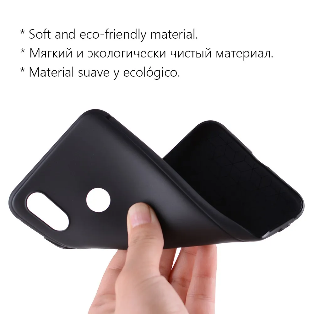 Чехол для Xiaomi mi 8 силиконовый чехол 6 21 дюйма мягкий из ТПУ mi8 на черный мобильный