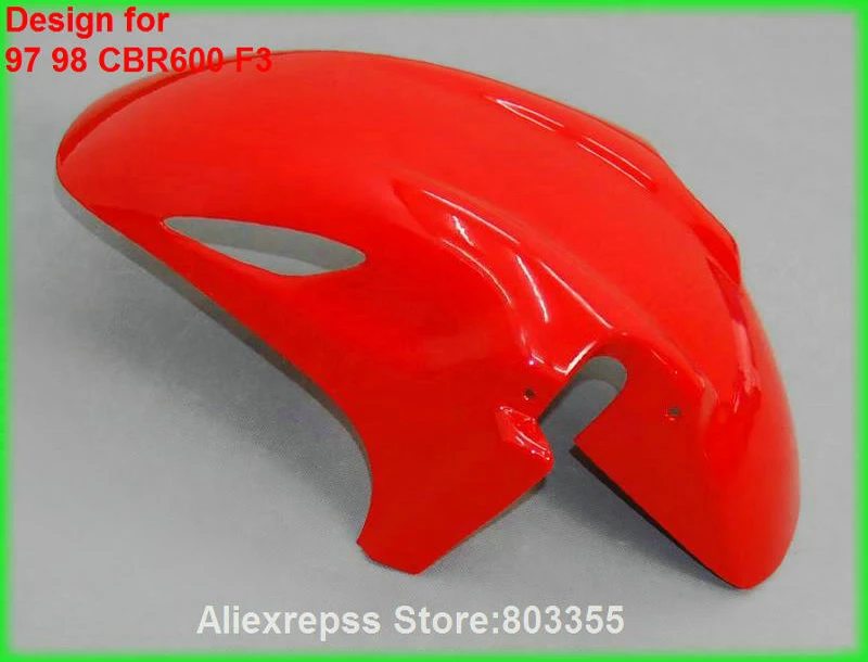 ABS Обтекатели Для HONDACBR 600 F3 1998 1997 97 98 (синий красный) cbr комплект обтекателей + 7