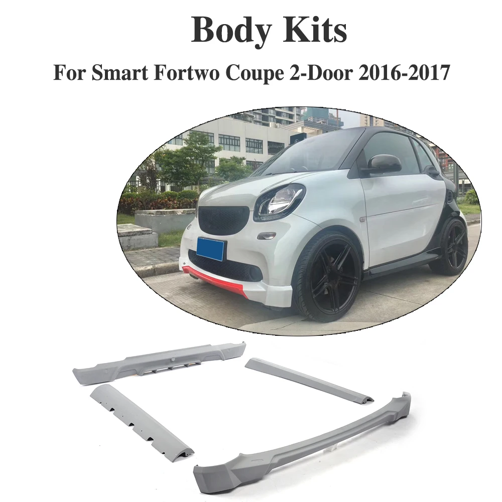 Бампер автомобиля юбки фартуки спойлер тела Наборы для Smart Fortwo купе 2-двери 2016-2017