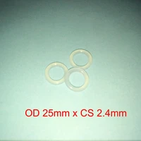 od 25mm x cs 2 4mm silicone rubber sealing o ring o ring gasket