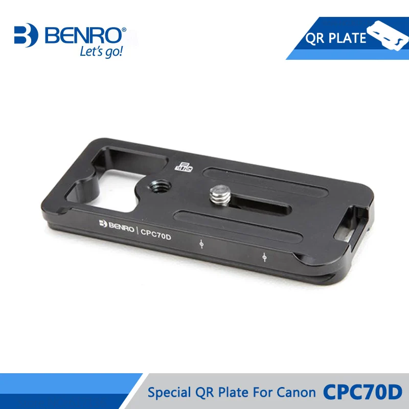 BENRO CPC70D QR пластина алюминиевая БЫСТРОРАЗЪЕМНАЯ специальная для камеры Canon 70D ARCA
