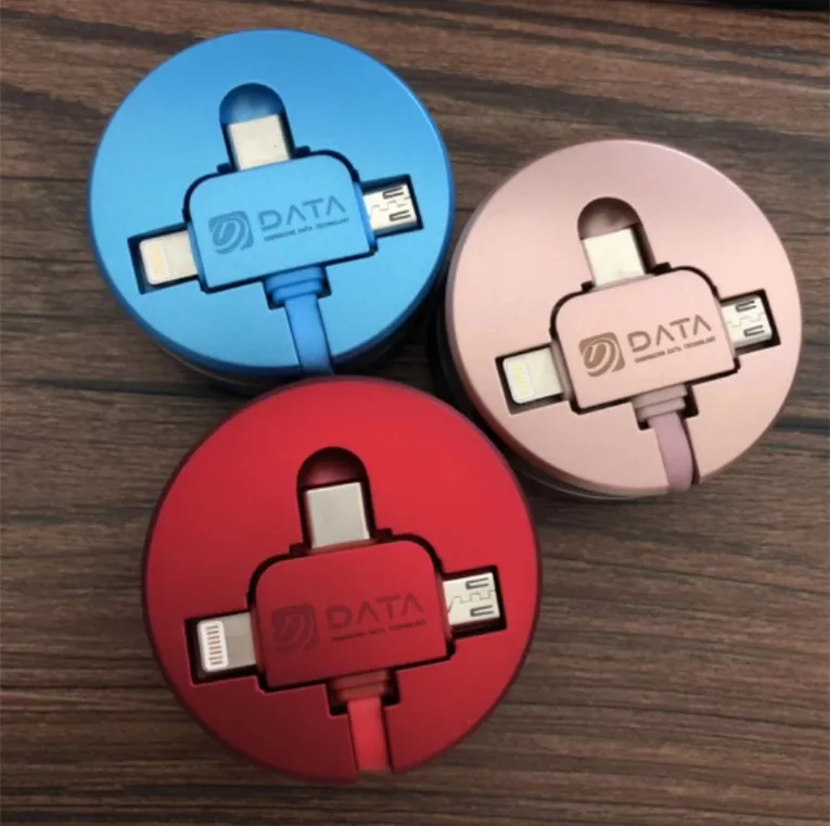10 шт./лот базовый Сертифицированный Выдвижной USB кабель с разъемом Lightning на 1 метр