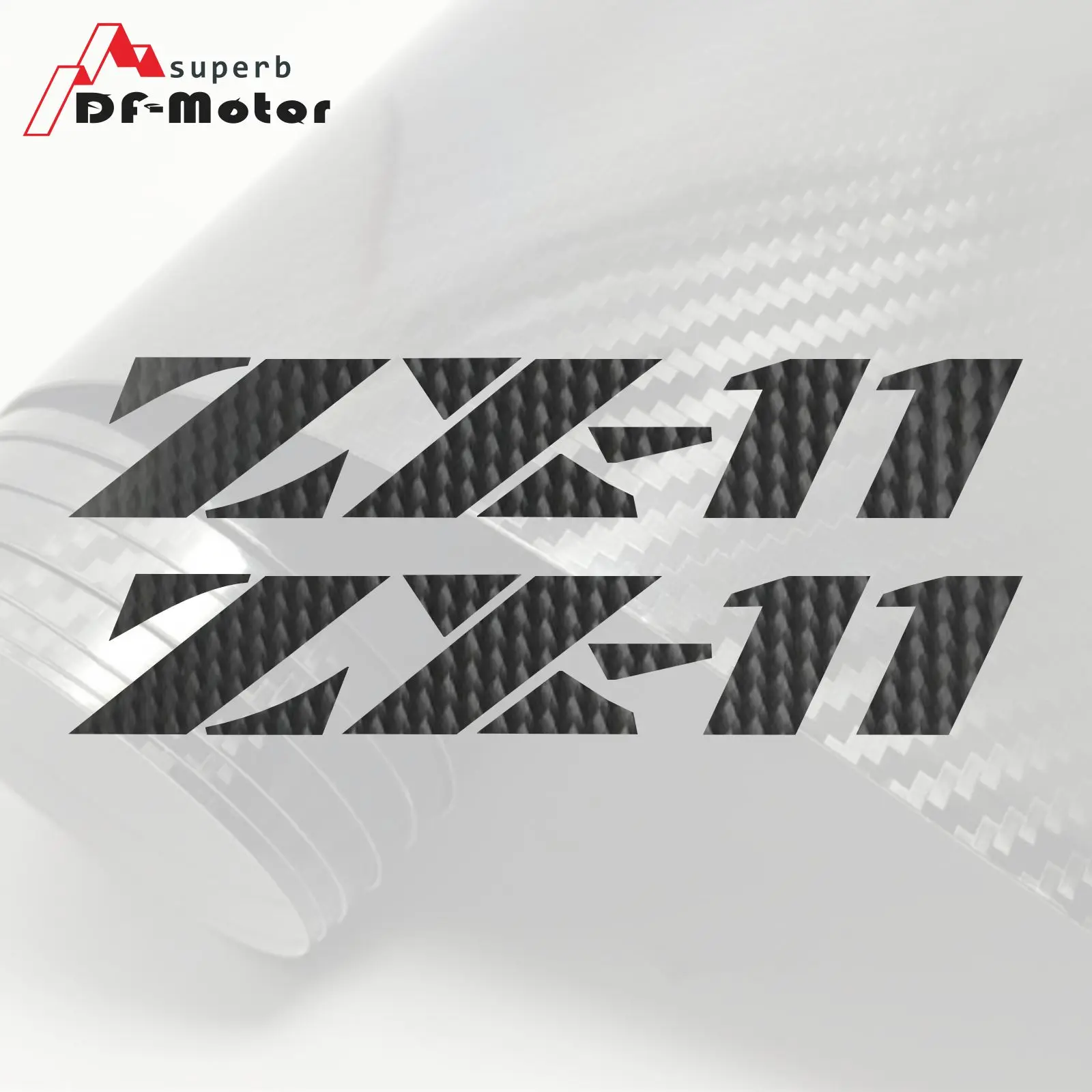 

For Kawasaki ZZ 11 Motorcycle Sticker Decal Carbon Car Sticker Wheels Fairing Helmet 5D Carbon Fiber Sticker MOTO