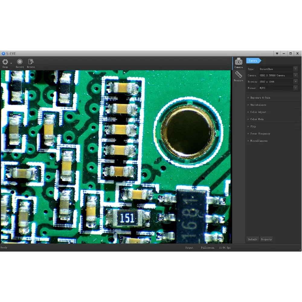 Usb-камера с микрофоном 5MP HD USB3.0 цифровой c-крепление промышленности электронных CMOS