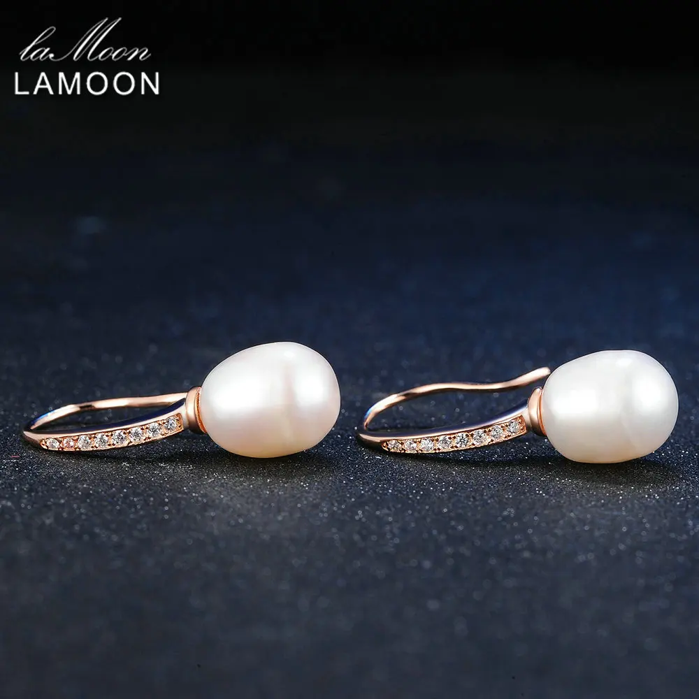 Женские серьги подвески из серебра 925 пробы с пресноводным жемчугом|drop earrings|jewelry