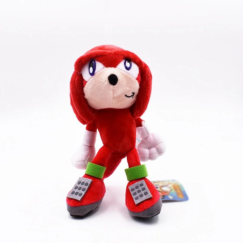 20 см супер плюшевый Соник куклы Sonic зубная щётка бум; мягкие игрушки из мультфильмов; ТВ фигурка Sonic Куклы - Цвет: B