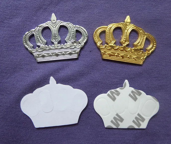 Металлическая качественная эмблема в виде короны автомобиля 2 шт. значки