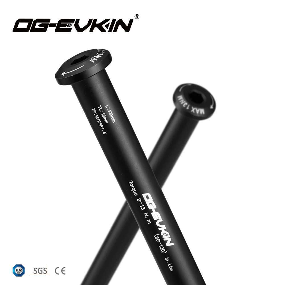 OG-EVKIN QR-002 дорожный дисковый тормоз быстроразъемный M12* P1.5 через ось 12x142 мм задний/12x100 мм передний велосипедный Шпажки для дорожного диска QR