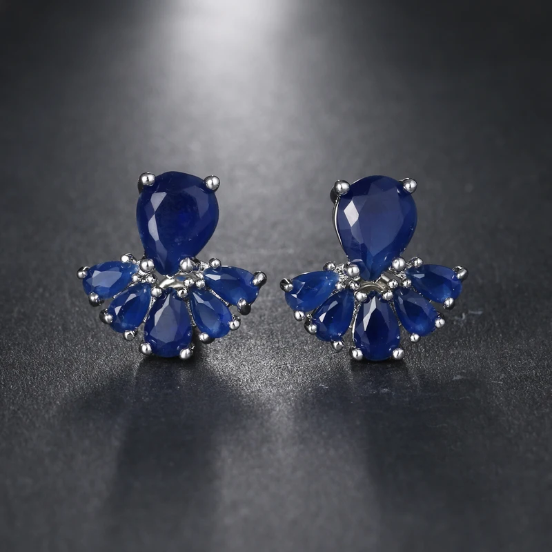 Женские серьги гвоздики с фианитом различные цвета|stud earrings|different earingsearrings style |