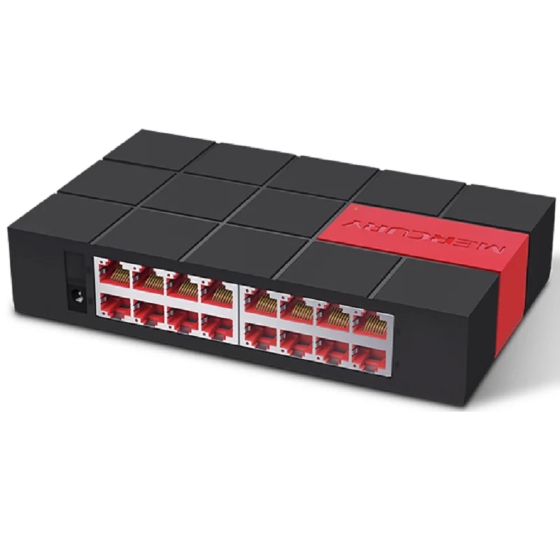 SG116M мини 16 портовый Настольный гигабитный коммутатор 1000 Мбит/с сетевой Ethernet