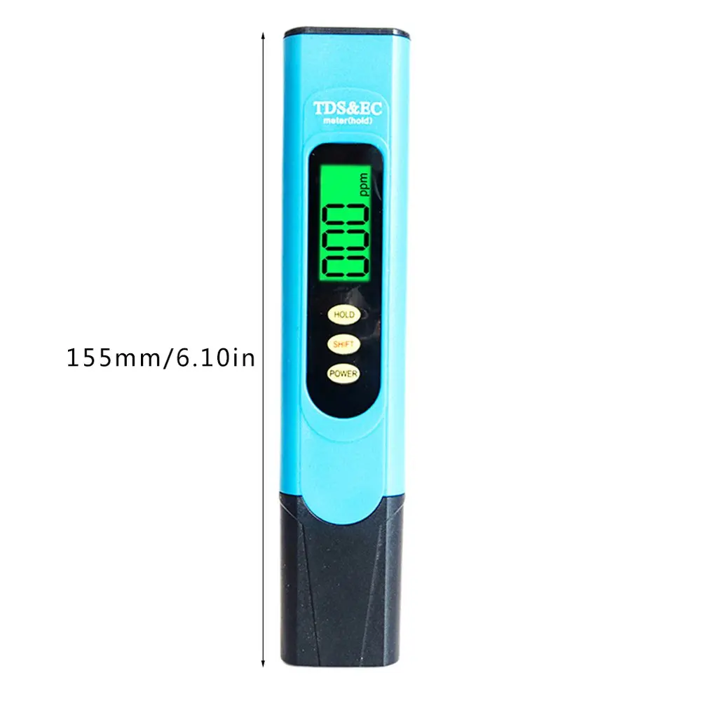 Тест качества воды метр цифровой инструмент TDS & EC температура 0-9990 ppm Чистота