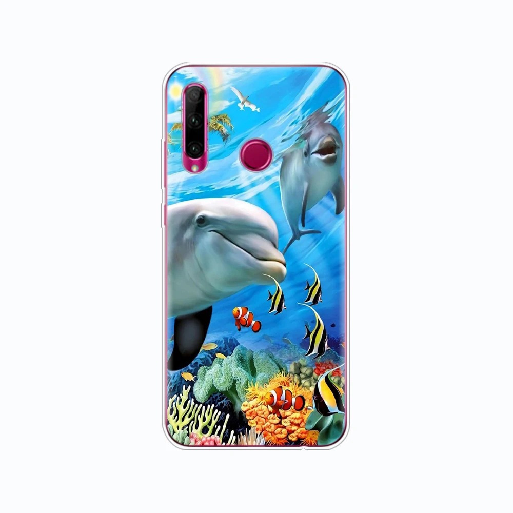 52411 Чехол для Honor 10i HRY-LX1T, силиконовый чехол из ТПУ, чехол для Huawei Honor 10i Honor10i 10 i, бампер, 6,21 дюймов, противоударный - Цвет: 52411