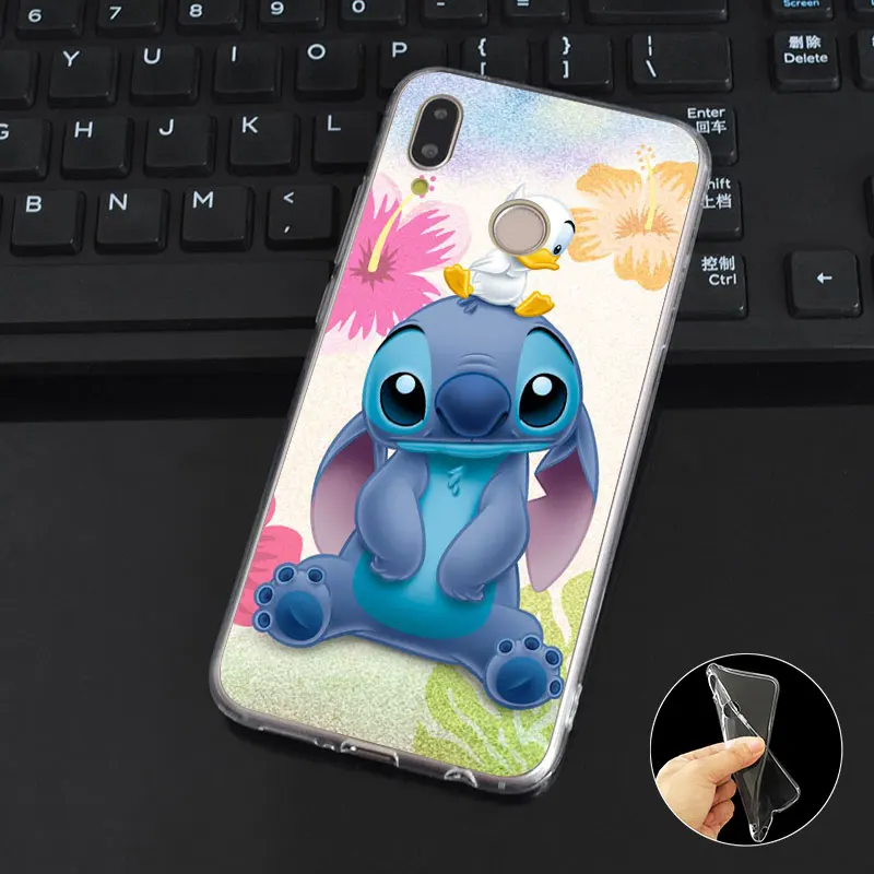 DREAMFOX N117 Lilo Stitch Fashion Soft TPU Silicone Cover For Huawei Honor 6A 6C 7X 9 10 P20 P30 Lite Pro P Smart Case |