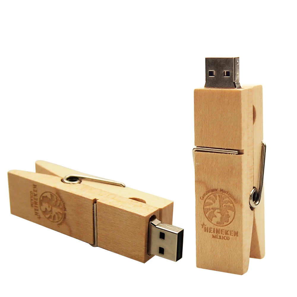 Деревянный зажим pendrive high-speed 128 МБ 4 ГБ 8 16 32 64 древесины USB флеш-накопитель memory stick U