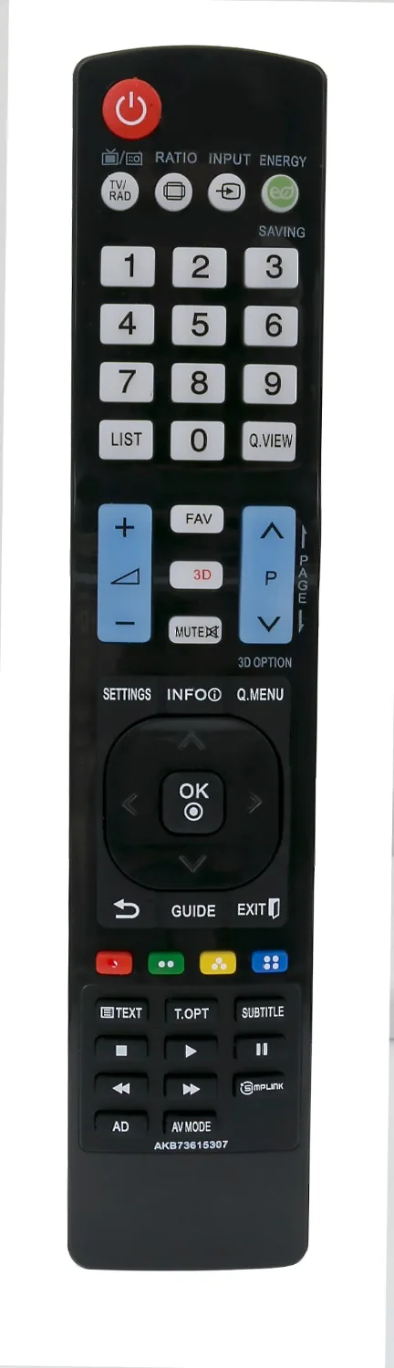 Новый пульт дистанционного управления AKB73615307 для телевизора LG 42LM3400 42LM615S 32LM3400