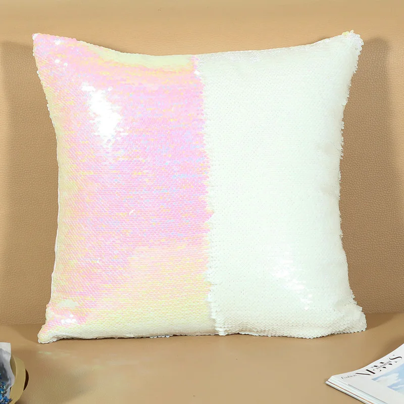 as picture Украшения Diy Современные подушки Home Decor подушки Цвет изменение блестками супергероя наволочка фильм наволочки J011 - Цвет: as picture