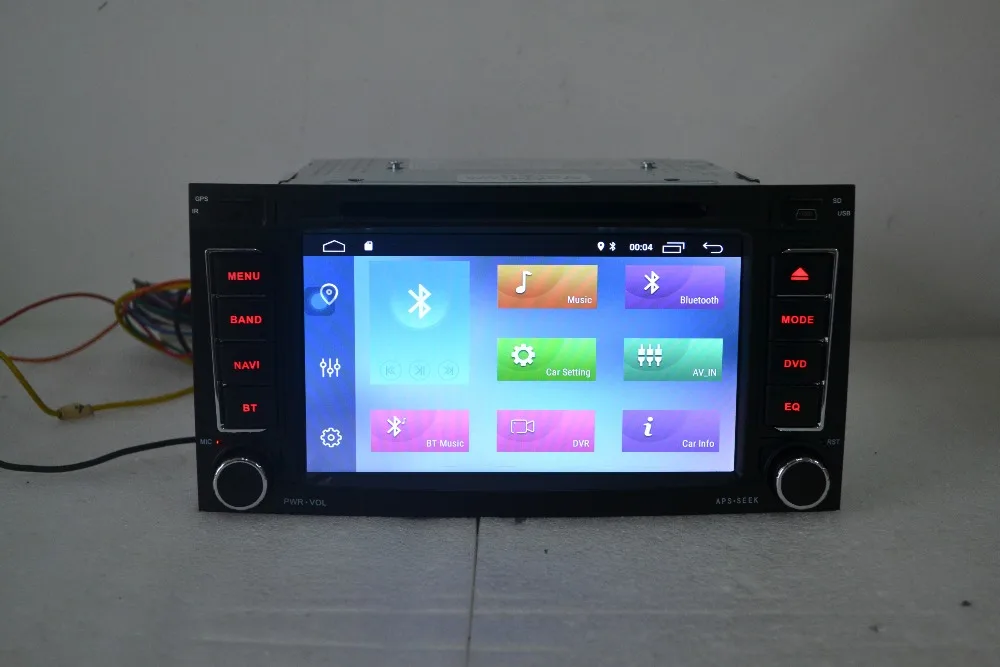 7 дюймов Android 9 Автомобильный gps навигатор 2din DVD радио плеер для Volkswagen VW Touareg ram 2G rom 16G