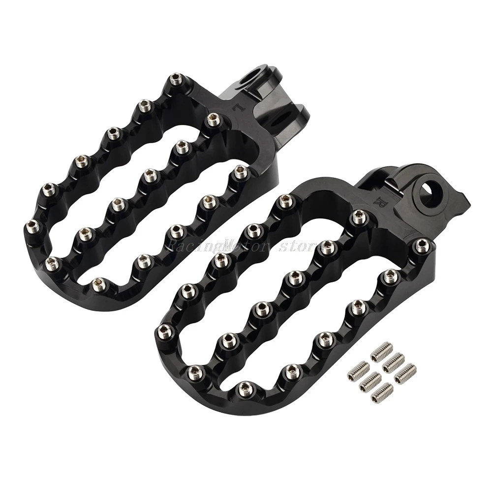 Увеличенные подножки для ног подножки для KTM 1090 1190 990 950 790 Adventure SMT SMR 1290 Super Adventure R S T - Цвет: Черный