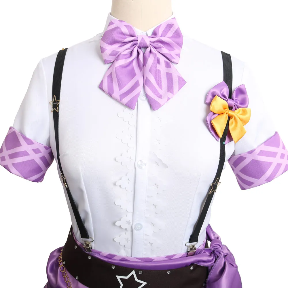 Косплэй костюм Bang Dream! Poppin'Party Ichigaya Arisa Yamabuki Saaya Ushigome Rimi Hanazono Tae Toyama Kasumi аниме Хэллоуин