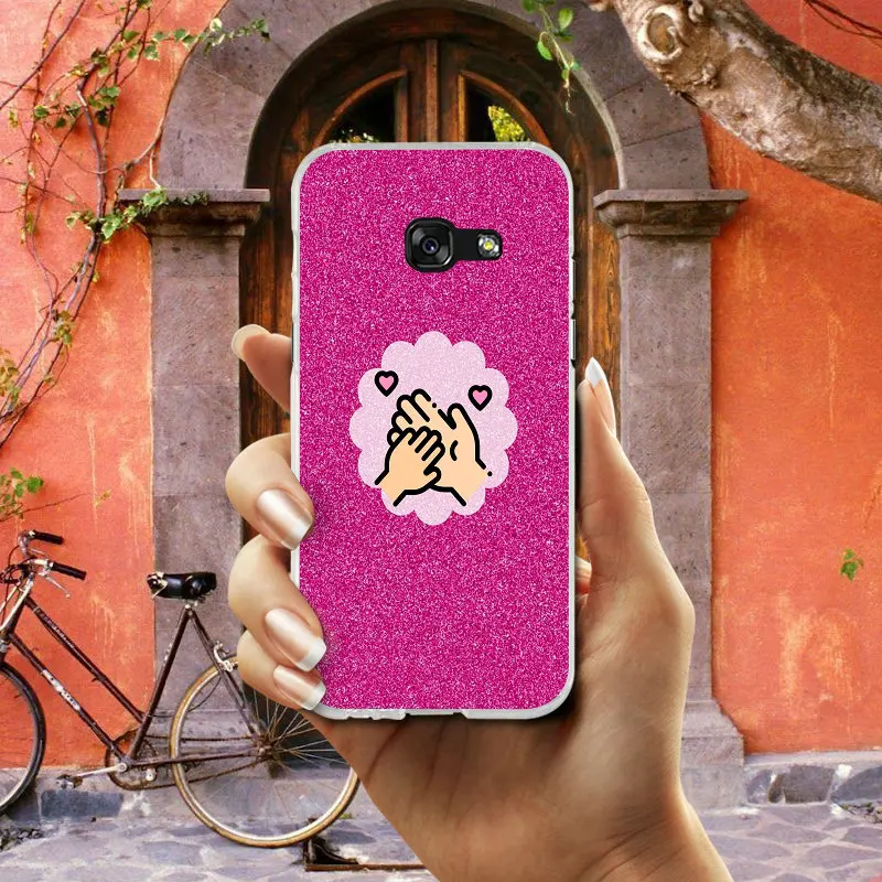 Шаблон истории розовый мягкий чехол для телефона TPU Samsung Galaxy S2 S3 S4 S5 Mini S6 S7 S8 S9 S10 Lite