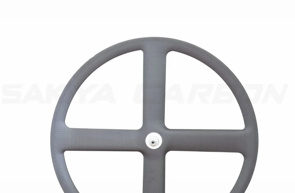 700c полностью Углеродные колеса 4 спицы клинчеры или трубчатые fixie carbon Wheel Set road track
