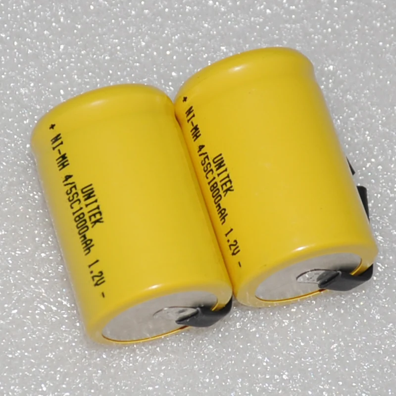 2 шт. Sub C 4/5SC 1 V перезаряжаемая батарея 1800mah 4/5 SC Ni MH nimh никель металлогидридный