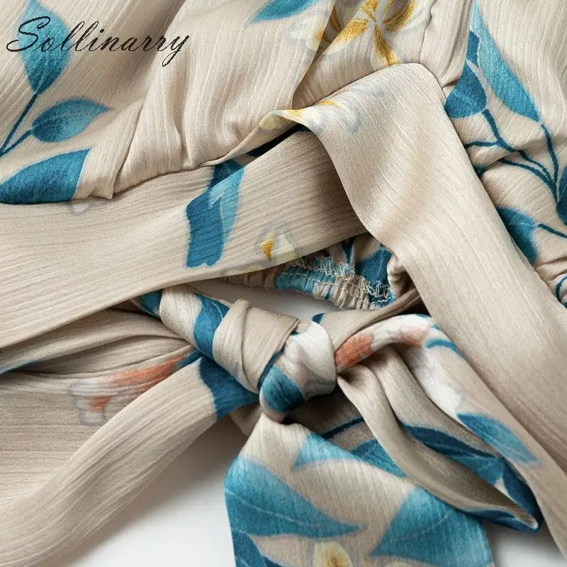 Sollinarry с открытыми плечами сексуальный топ и блузки для женщин Boho короткий рукав