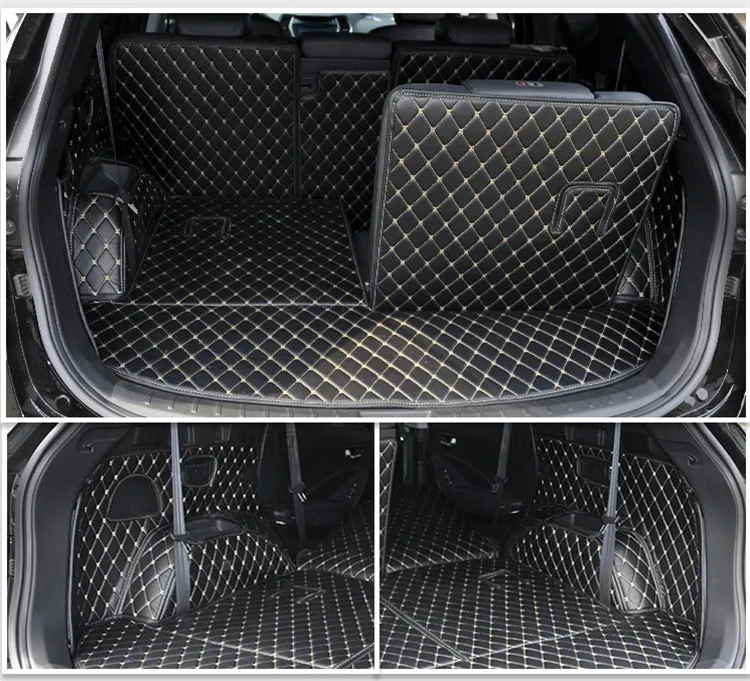 Custom fit коврик багажник автомобиля для Hyundai Santa Fe Santafe TPE + XPE Анти скольжения укладки