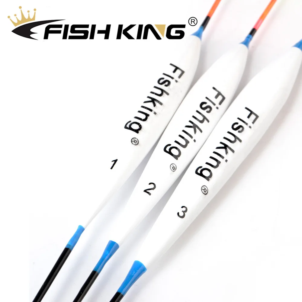 

FISH KING 3 шт./упак. рыболовный поплавок Barguzinsky Fir поплавок вертикальный Буй с длинным хвостом