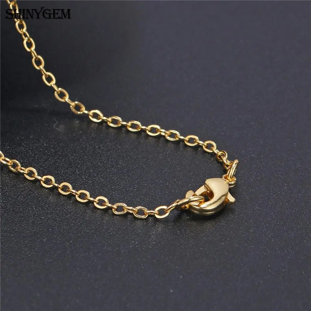 ShinyGem 2020 модные ожерелья с подвеской кристаллом и друзой от сглаза эффектные из