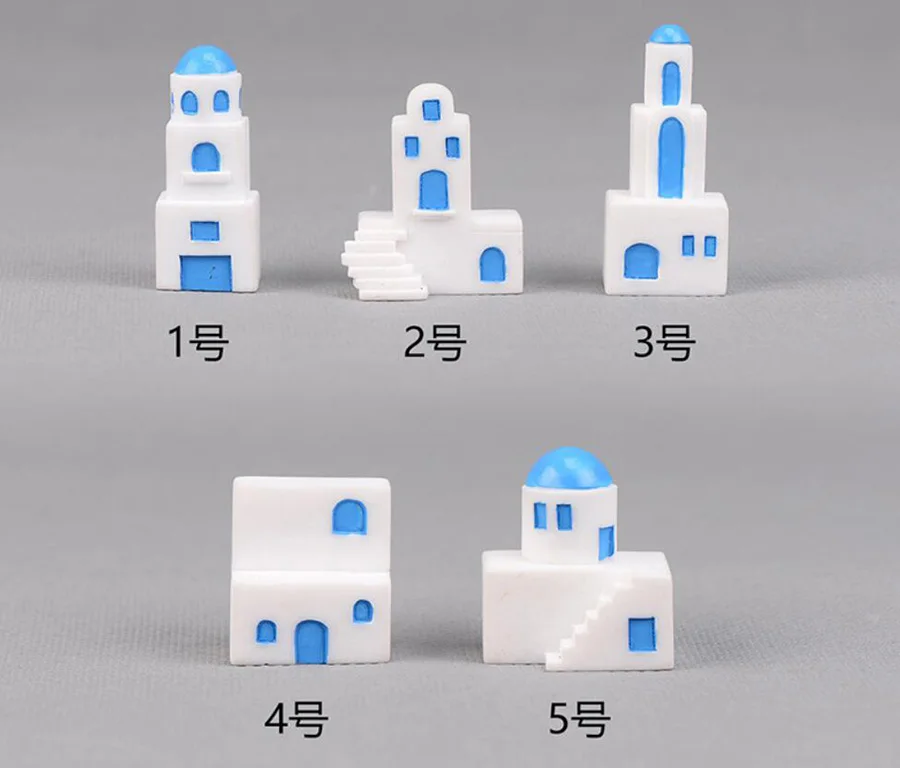 20 шт. дома в средиземноморском стиле садовый Террариум с мхом украшение для