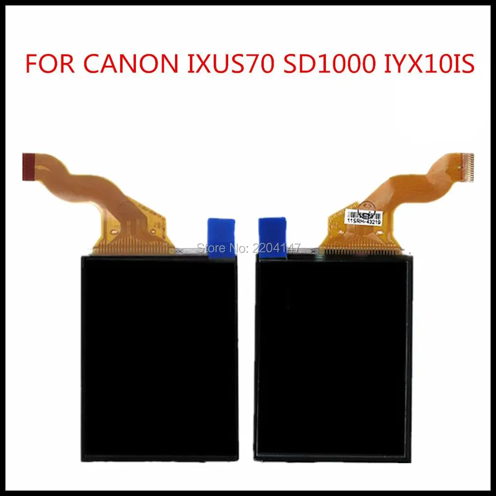 NEW LCD Display Screen For CANON IXUS70 IXUS 70 SD1000 IXY10 PC1228 Digital Camera Repair Part NO Backlight | Электроника