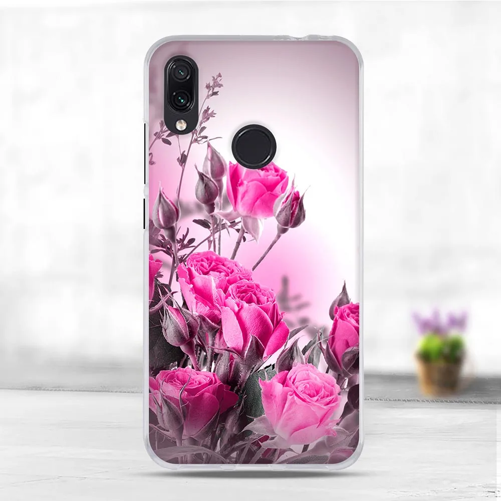 Чехол для Xiaomi Redmi Note 7 чехол Pro телефона силиконовый Xiami сотовый телефон | Мобильные