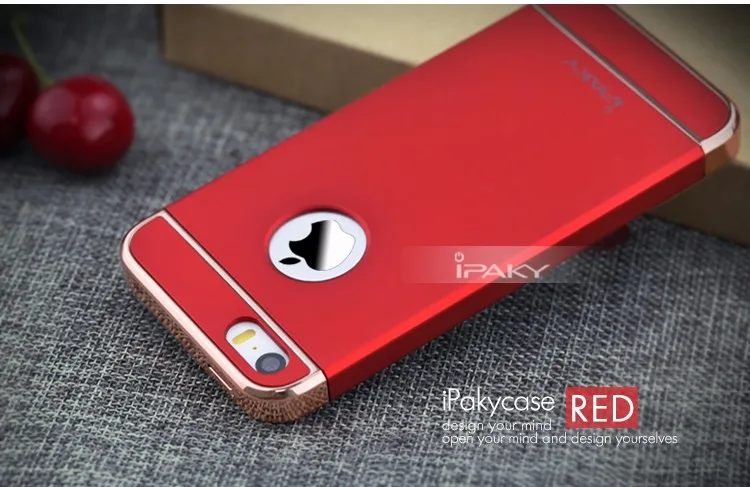 IPAKY противоударный чехол для телефона PC+ Пластик чехол на iphone афон 5S/5/SE/6s/6/6 S plus /6s Plus/6 s plus/6s плюс защитный бампер