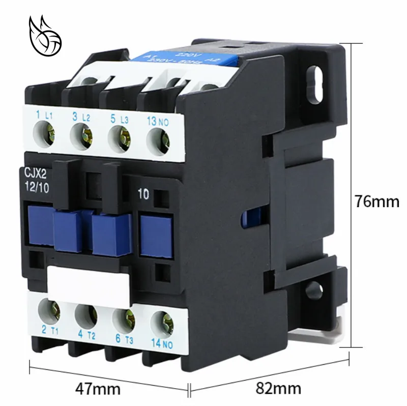CJX2 1810 LC1 контактор переменного тока 18А 3 фазный полюсный без напряжения катушки 380