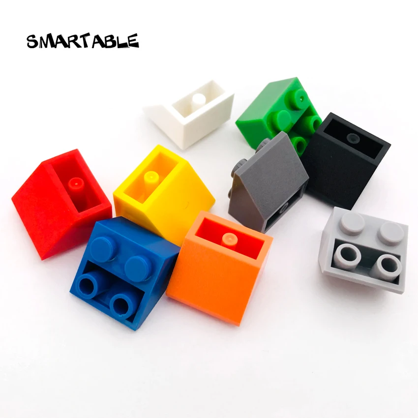 Smartable инвертированный наклон 45 2x2 конструктор MOC детали игрушки Совместимые с