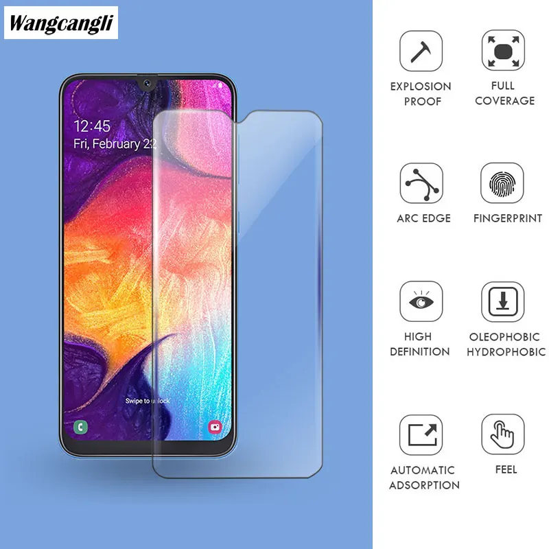 Закаленное стекло для samsung Galaxy a50 защитное на экран телефона Защитная пленка