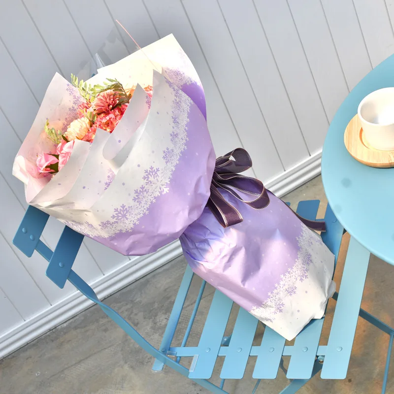 20pcs Langqing paper flower wrapping winter elements bouquet | Дом и сад