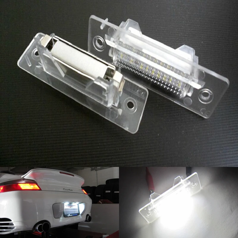 2 шт. светодиодный номерной знак светильник OEM запасных частей для Porsche 993 996 986 911