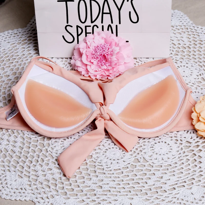 Для женщин силиконовый гель Push Up Bra Pad вкладыш для увеличения груди купальник