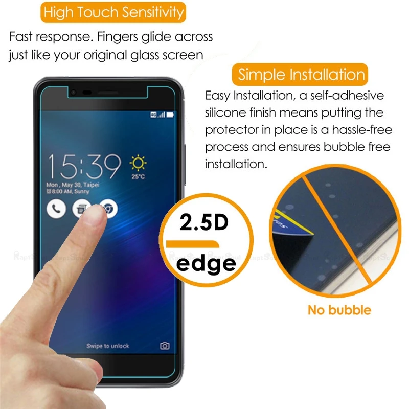 Защитная пленка из закаленного стекла для Asus ZenFone 3 Max Deluxe Laser ZC520TL ZE520KL ZE552KL ZS570KL ZC551KL